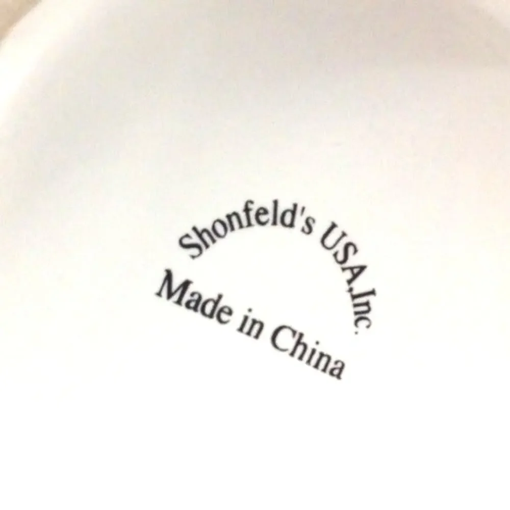 Shonfeld's USA Dog Paw WOOF WOOF Coffee Cup Mug Set